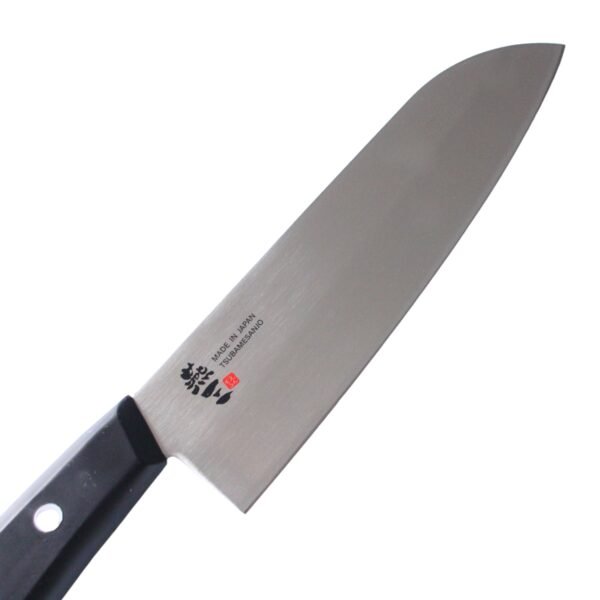 An all-purpose knife focusing on its blade, shown diagonally