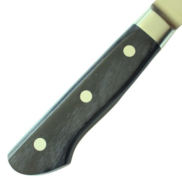 A kitchen knife focusing on its handle