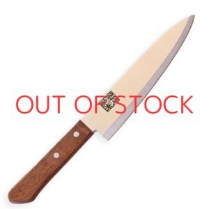 Japanese Kitchen Knife Tanren - Chef's Knife (Gyuto) - 180mm (Wood Handle)