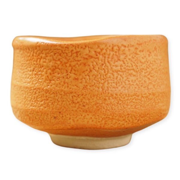 Front view of a matcha bowl showing its overall shape