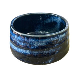 Front view of a matcha bowl showing its overall shape