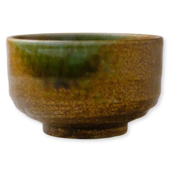 Front view of a matcha bowl showing its overall shape