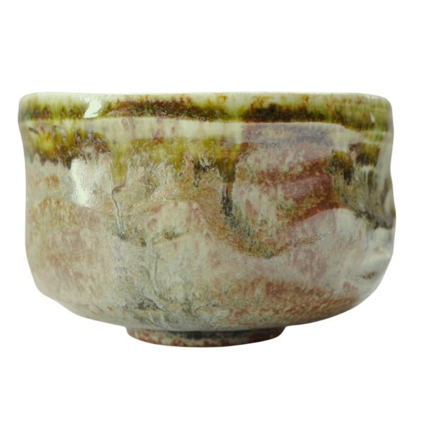 Front view of a matcha bowl showing its overall shape