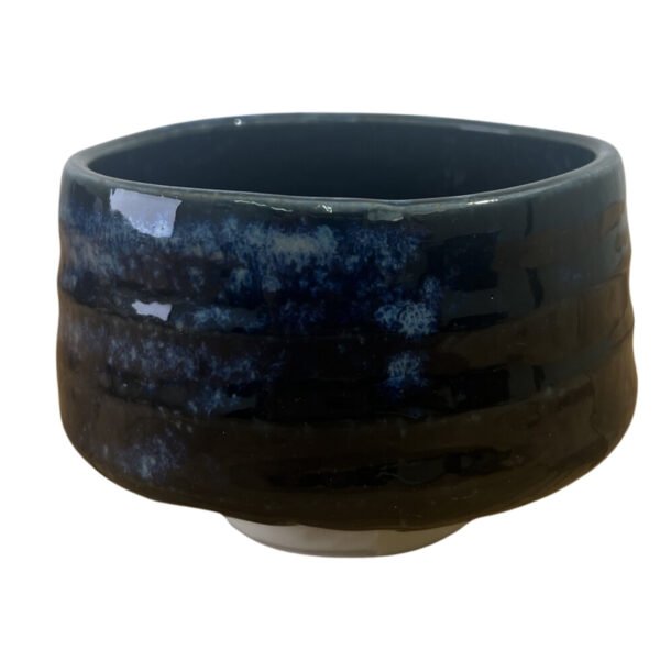 Front view of a matcha bowl showing its overall shape