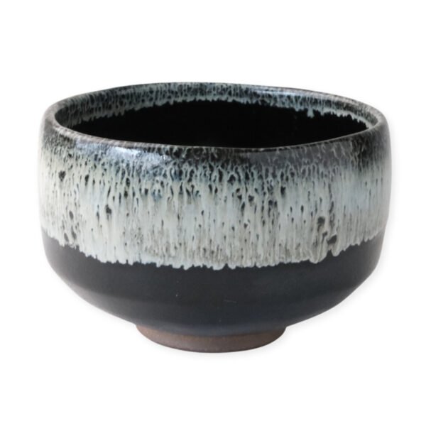 Front view of a matcha bowl showing its overall shape