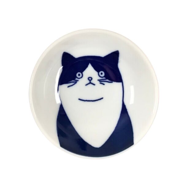Top view of a small plate showing the entire design