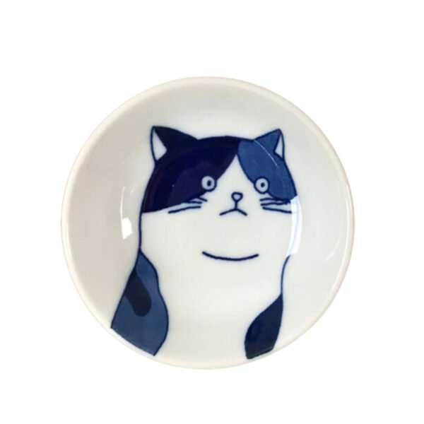 Top view of a small plate showing the entire design