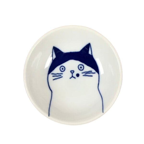 Top view of a small plate showing the entire design