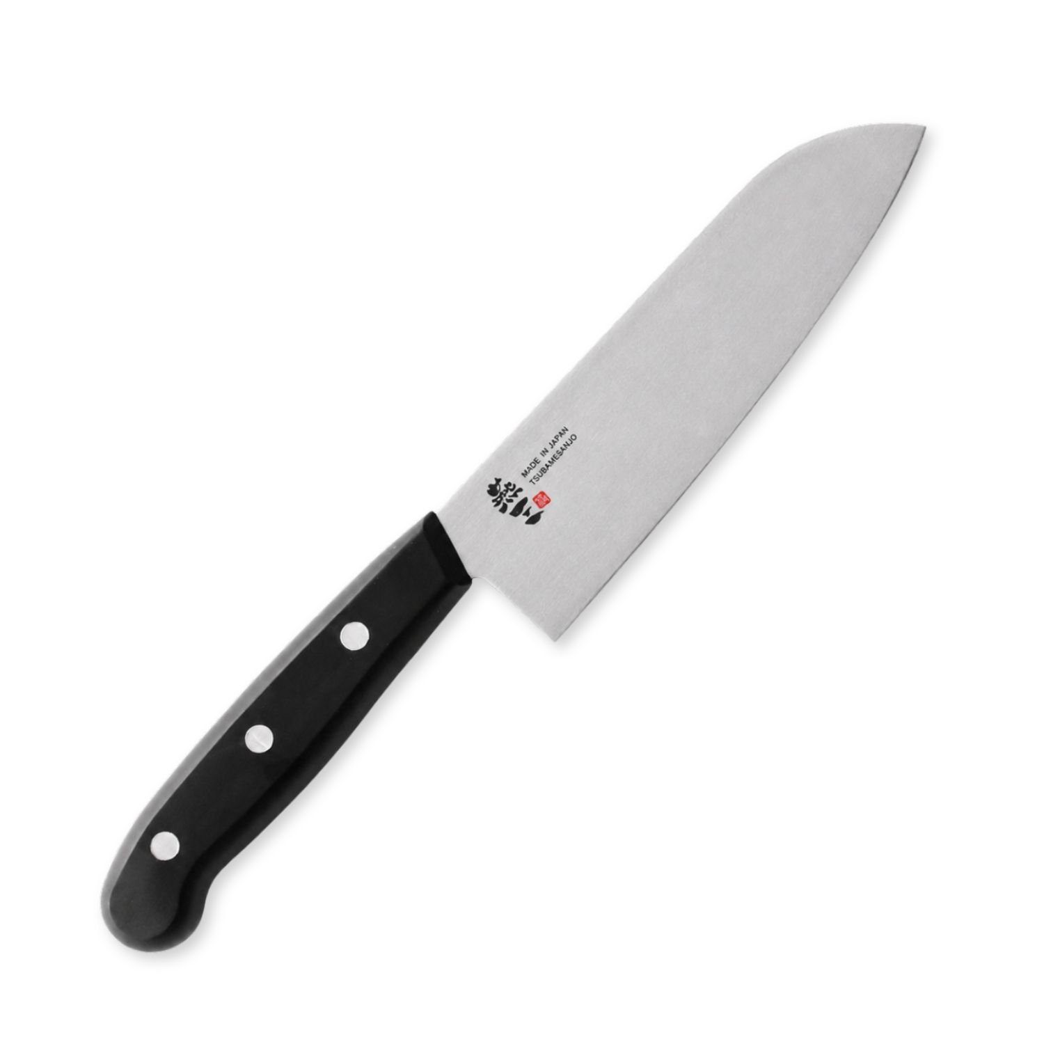 An all-purpose knife displayed diagonally, showing the entire knife